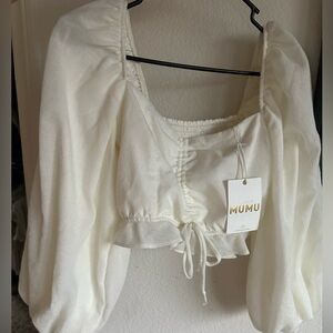 Show me your MUMU White Top | NWT